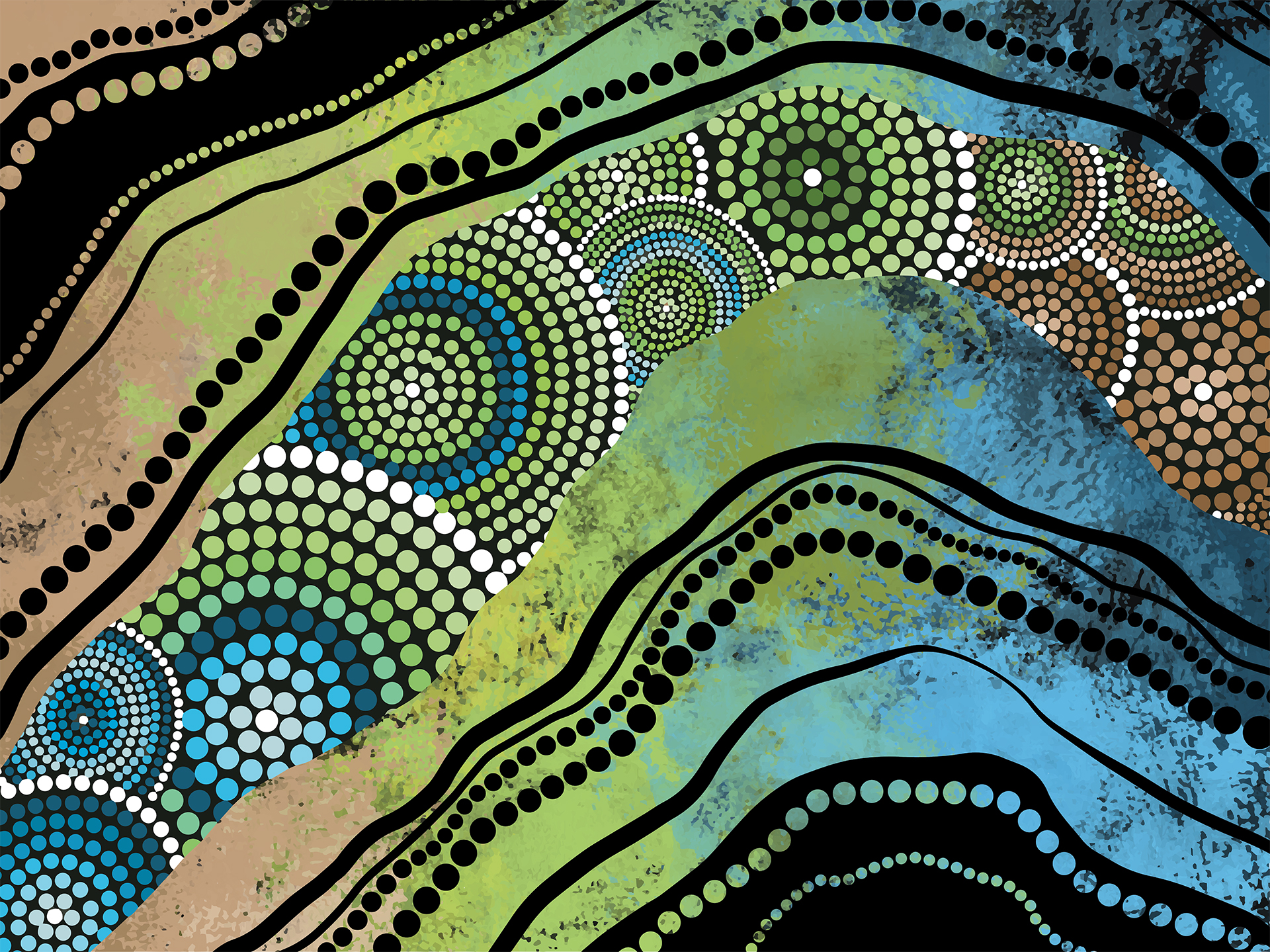 Designed by an aboriginal artist, Elizabeth Close